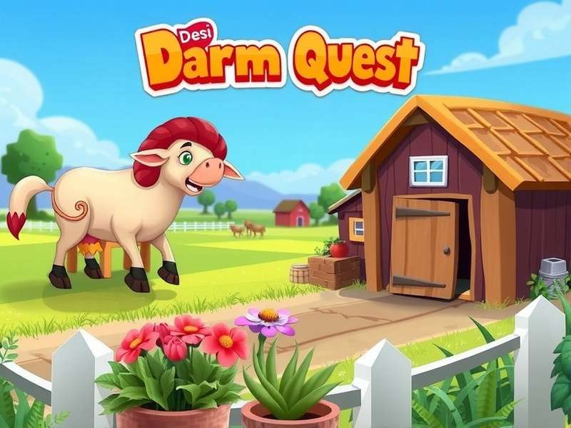 Desi Farm Quest Game Cover